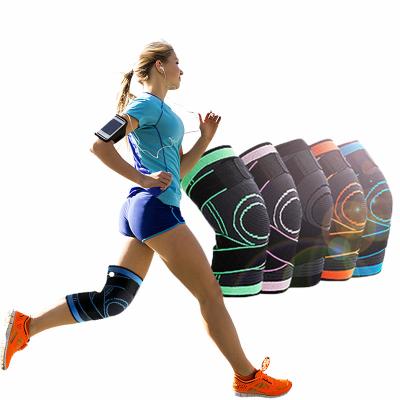 China Unisex Arthritis Joint Running Fitness Compression Relief Sports Knee Ventilation Sports Sweat Absorption And Bandage Elastic Knee Pads Basketball Volleyball for sale