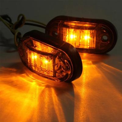 China BJ-01 Clearance Trailer Car Truck Side Marker Tail Lamp Led Light Oval Warning Light for sale