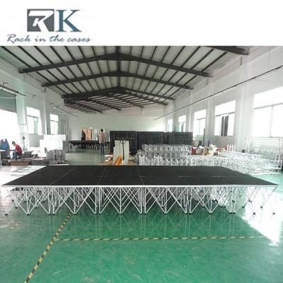 China 18mm plywood & metal tube stage platform for church for mall high quality stage for sale backdrop stage truss for sale