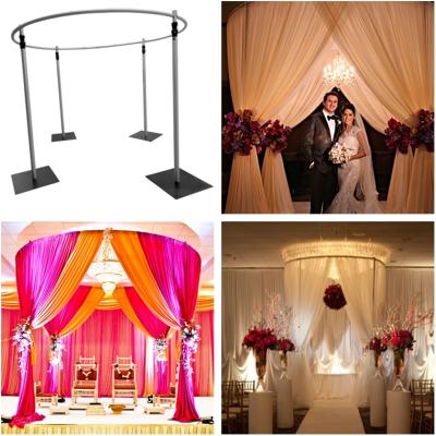 China Backdrop Design Adjustable Cheap Pipe And Drape Canopy Pipe And Drape For Wedding And Events for sale