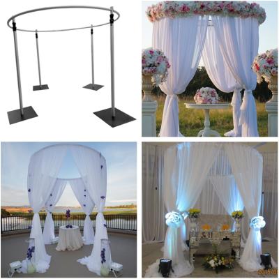 China Birthday party adjustable fiber wedding mandap decoration pipe and drape pipe and drape holders for sale for sale