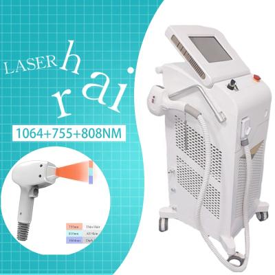 China Whitening Sporano Lazer diode laser hair removal 1064 755 808nm diode laser beauty salon equipment for sale