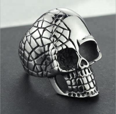 China New Design Jewelry 316L Stainless Steel Gothic Punk Skull Key Rings For Men DM 373 for sale