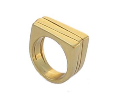 China 2018 New Style Design Gold Multilayer Stainless Steel Men Ring DM 425 for sale