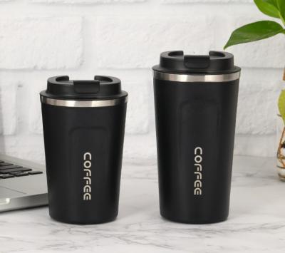 China PORTABLE Stainless Steel Double Layer Coffee Cup Office Water Cup Car Portable Thermos Cup for sale