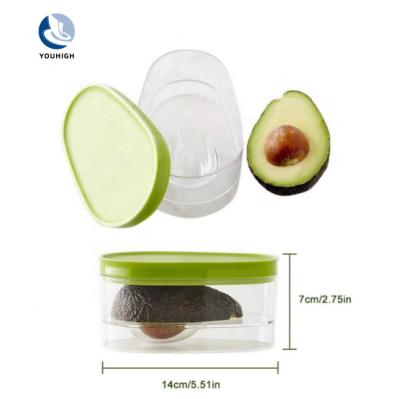 China Fresh keeping box Kitchen utensils avocado crisper household avocado refrigerator storage box for sale