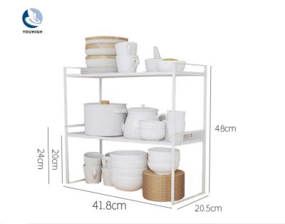 China Sustainable High quality Household kitchen items shelf holder storage rack over sink kitchen organizers for sale