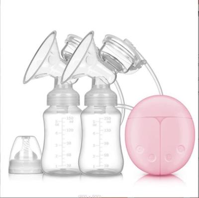 China Automatic Baby Feeding Product White Cards BPA FREE USB Rechargeable Adjustable Electric Breast Pump for sale