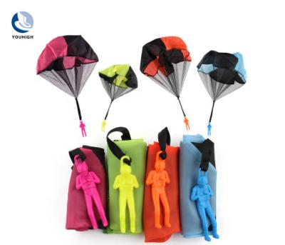 China Plastic; pp Mini Throwing Paratrooper Toys Outdoor games parachute toys outdoor parachute kids toys for sale for sale