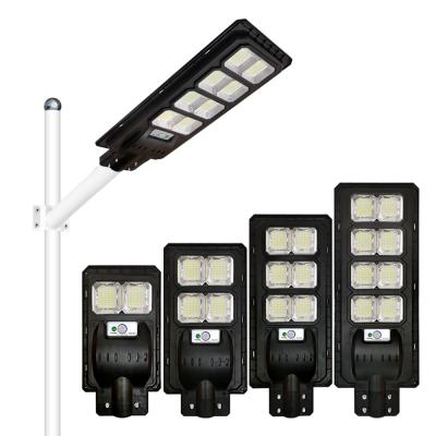 China ROAD KEMOS Factory Price Outdoor ABS 30w 60w 90w 120w All In One Solar LED Street Light With Solar Panel for sale