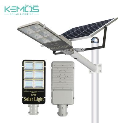 China ROAD aluminum waterproof super shine 100w 200w 300w led solar street light for sale