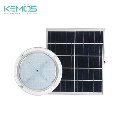 China Surface Mounted Home Use 18w 24w 36w Indoor Charging LED Remote Control Solar Ceiling Light for sale