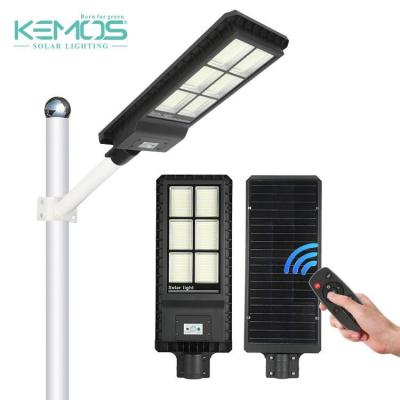 China High Efficiency Ip65 Aluminum 60w Remote Control Outdoor Waterproof 120w 180w ROAD All In One LED Solar Street Light for sale