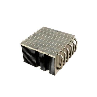 China Electronic Aluminum Heatsink Factory Cooling Plate Heatsink With Zipper Fin Heatsink for sale