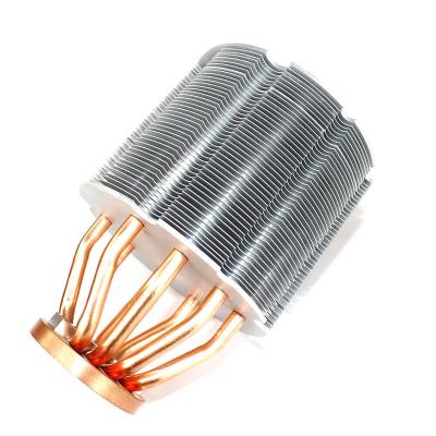 China Universal OEM 6 Heat Pipe CPU Cooler LED Heatsink Amd CPU Fan CPU Heatsink Air Heatsink New Aluminum Pipe Heatsink for sale