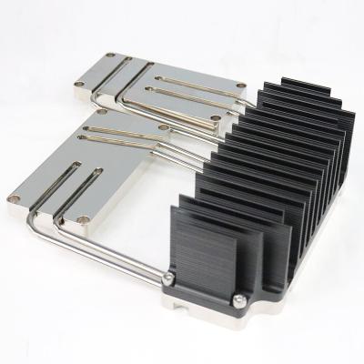 China New Crescent Plate Heatsink Design Heatsink Aluminum For High Power Heatsink With Heat Pipe for sale