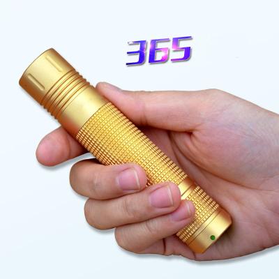 China Rechargeable 18650 Lithium Battery Powered 365NM Blacklight UV LED Flashlight/Torch for sale