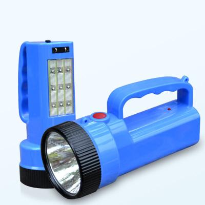 China 110-240V 5W High Power 9 LED Emergency Handle ABS Led Portable Spotlight/Searching Light for sale