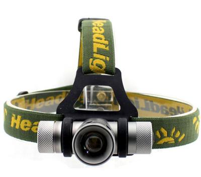 China 1x18650 Lithium Battery Powered 3 Files Multifunctional CREE Q5 Zoom Headlamp for sale