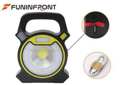 China 3 Light Source COB Portable Spotlight USB Rechargeable 6 Modes for Outdoor Work for sale