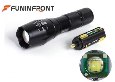 China CREE XPE Q5 Zoom LED Flashlight Handheld, 5W Portable Outdoor Camp Lanterns for sale