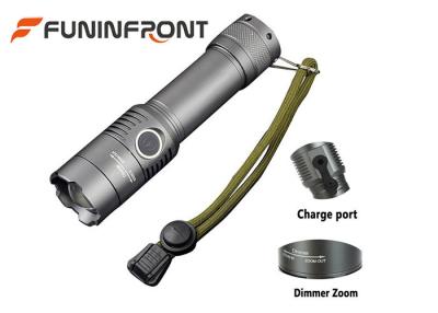 China CREE XM-L T6 Ultra Bright Zoom LED Flashlight Adjustable Focus Water Resistant for sale