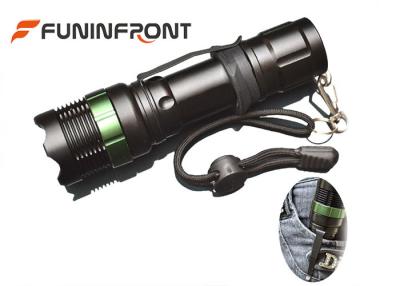 China 1000LMs CREE XM-L T6 Zoom LED Flashlight with Clip for Outdoor Night Ride, Walk for sale