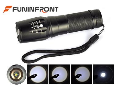 China CREE XM-L T6 Zoomable LED Flashlight Torch with 3 Mode Adjustable Brightness for sale