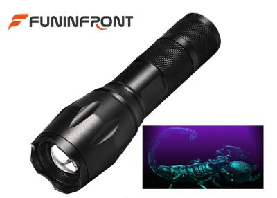 China 3W Powerful 395NM UV LED Flashlight with Adjustable Focus for Scorpion Hunting for sale