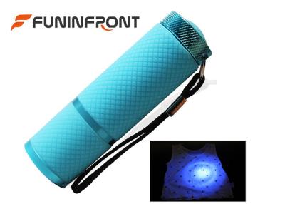 China AAA Battery Powered MINI 9 LED Black Light  Led Flashlight for Scorpion Hunt for sale