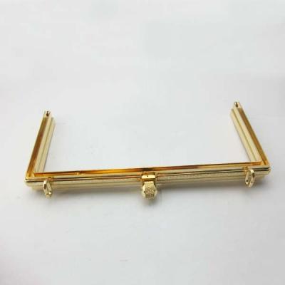 China DIY Metal Kiss Lock Box Metal Purse Frame Clutch Purse Frame for sale