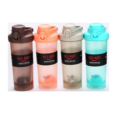 China Viable Mikenda Most Popular Products Plastic Shaker Portable Travel Water Bottles With 304 Stainless Steel for sale