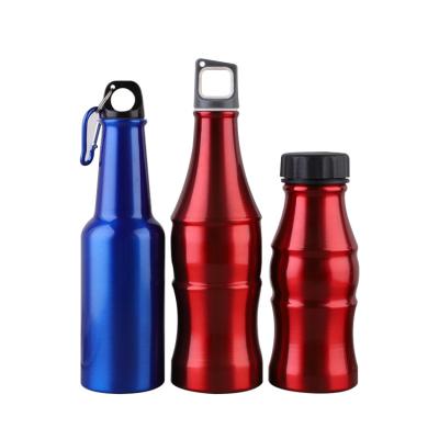 China Sustainable MIKENDA Brand Your Logo Sports Water Bottles Aluminum Water Bottles for sale