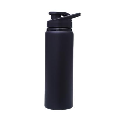 China Business Creative Leisure Bicycle Mounted Aluminum Bottle Sports Wholesale Can Match Different Lids for sale