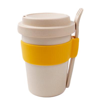 China Promotional Mikenda 2019 Viable Natural Biodegradable Bamboo Fiber Cup for sale