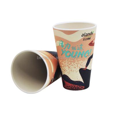 China Hot Selling Mikenda 450ml 2020 Sustainable Products Reusable Bamboo Fiber Coffee Cup& Biodegradable for sale