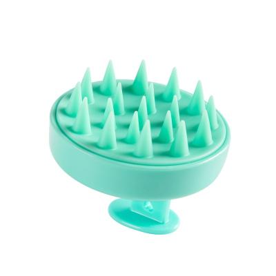 China Sustainable New Amazon Scalp Brush Sustainable Head Shampoo Brush Massage Scrub Soft Comb Gel Hair Brush for sale