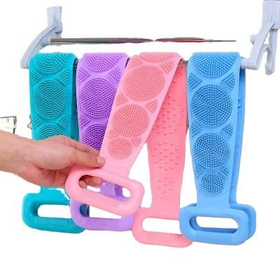 China Sustainable Mud Rub Silicone Mud Towel Bath Strong Bath Scrub Men's and Women's Strong Bath Lengthening Back Cleaning Magic for sale