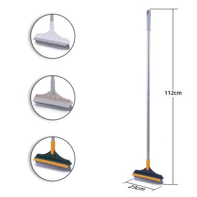 China 120 Degree Rotation Hard Bristle Gap Floor Brush Bathroom Wall Toilet Viable Tile Brush Hard Cleaning Brush for sale