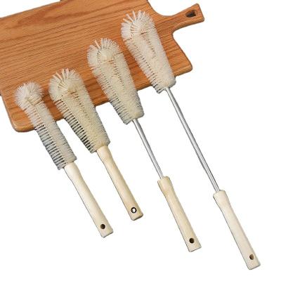 China Custom Handle Brush Logo Water Cup Cleaning Brush Special Baby Bottle Brush Long Viable for sale