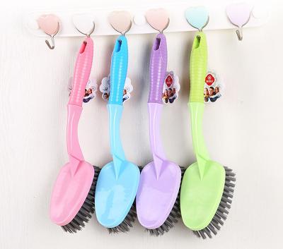 China Multi-Function Sustainable Potty Brush Shoe Brush Long Handled Laundry Household Dish Brush for sale