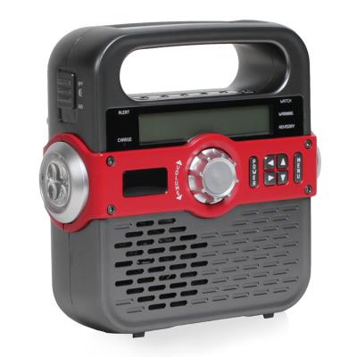 China PORTABLE Built-In Led Lightweight AM/FM Emergency Radio With Phone Charge for sale