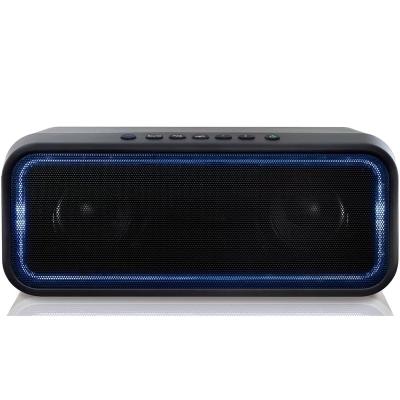 China PORTABLE party speaker color lighting rnsures splash proof tws waterproof speaker for sale