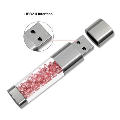 China USB Jewelry Drive Headgear Memory Flash Stick New Products, Gift USB Flash Drive, USB Drive Flash Crystal for sale