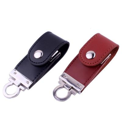 China Custom USB 8gb 16gb 32gb 64gb 128gb Leather USB Flash Drive 3.0 Leather Flash Drive for sale