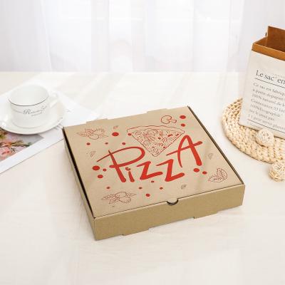 China Recyclable Custom Design 7 10 12 14 Inch Pizza Packaging Boxes for sale