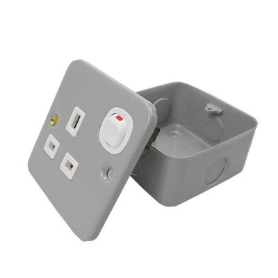 China Wall Switch Socket Brand UK Strong Special Hot Selling Wall Socket Switched Wall Tap Switch Socket for sale