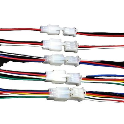 China Strong Hot Female Connector Car Wiring 10 Pin Electrical Plug Wire Harness 2.8 Mm Wiring Connector Types for sale