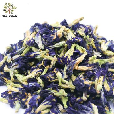 China For Wholesale Chinese Butterfly Tea Butterfly Pea Tea Herbal Flower Bean Flavor Dried Detox Blue Tea for sale