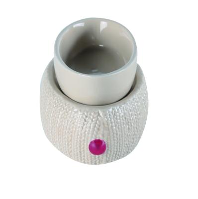 China White Ceramic Wholesale Electric Candle Heater/Oil Burner Wax Melt Heater Aroma Burner for sale